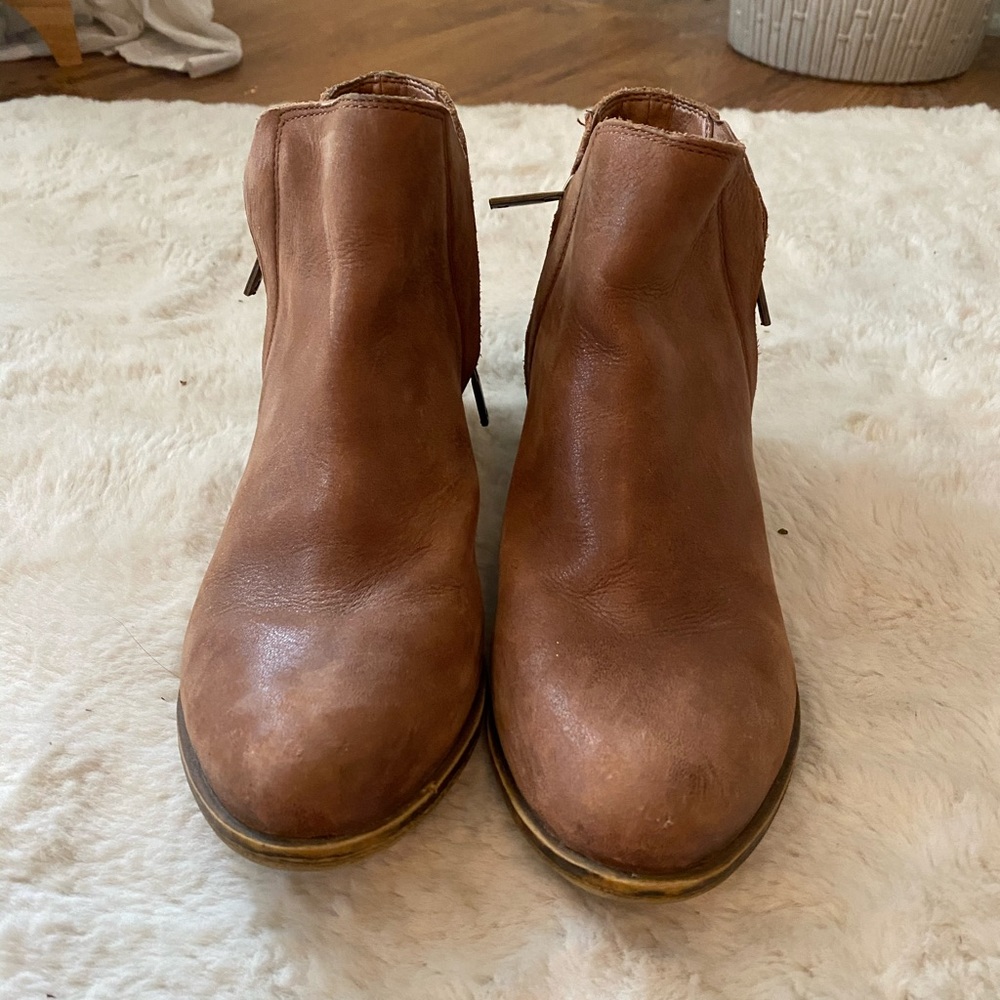 Leather Lucky Brand Booties